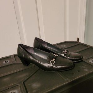 Covington Black Wedge Heel